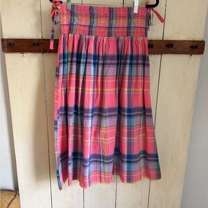 Nations Primrose Madras midi skirt